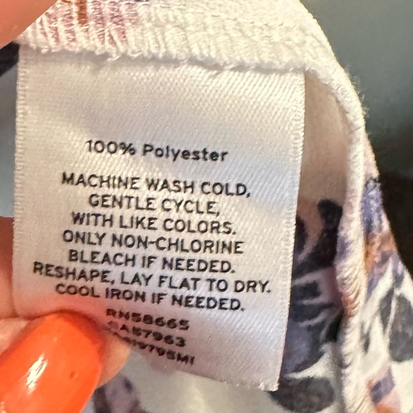 NWT Halogen floral tank top - Picture 7 of 8